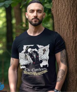 The Cloverhearts Winter EU Germany Tour 2023 Frankfurt Merch, The Cloverhearts Sick And Scared Skeleton Winter Tour T Shirt