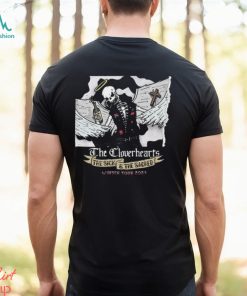 The Cloverhearts Winter EU Germany Tour 2023 Frankfurt Merch, The Cloverhearts Sick And Scared Skeleton Winter Tour T Shirt