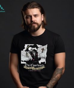 The Cloverhearts Winter EU Germany Tour 2023 Frankfurt Merch, The Cloverhearts Sick And Scared Skeleton Winter Tour T Shirt