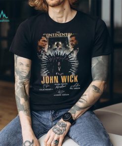 The Continental John Wick signatures shirt, hoodie, sweater, long sleeve and tank top The Continental John Wick signatures shirt