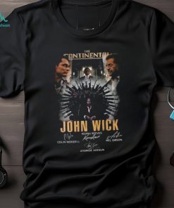 The Continental John Wick signatures shirt, hoodie, sweater, long sleeve and tank top The Continental John Wick signatures shirt