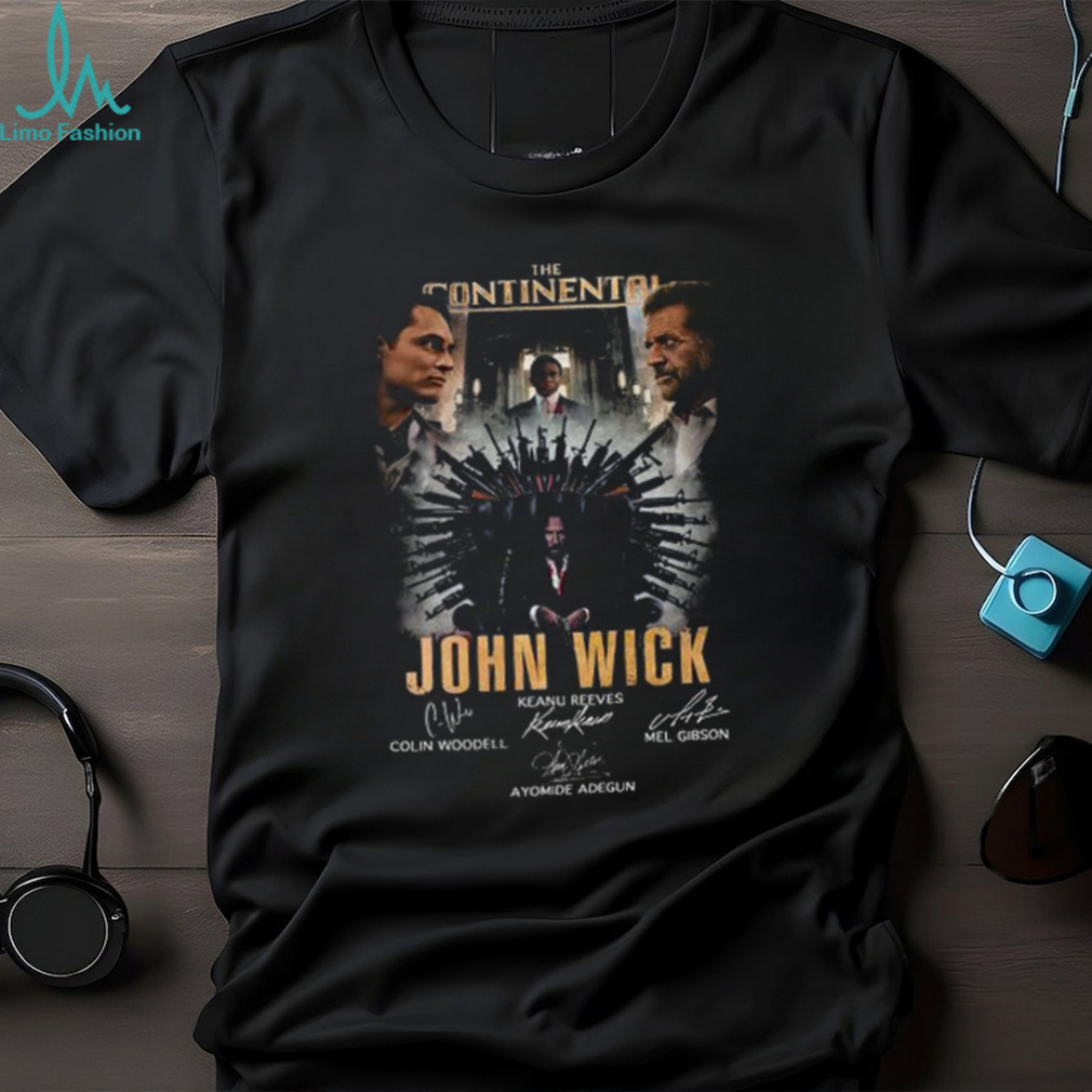 The Continental John Wick signatures shirt The Continental John Wick signatures shirt