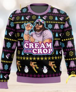 The Cream Of Crop Macho Man Randy Savage Pro Wrestling Ugly Christmas Sweater