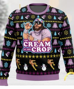 The Cream Of Crop Macho Man Randy Savage Pro Wrestling Ugly Christmas Sweater