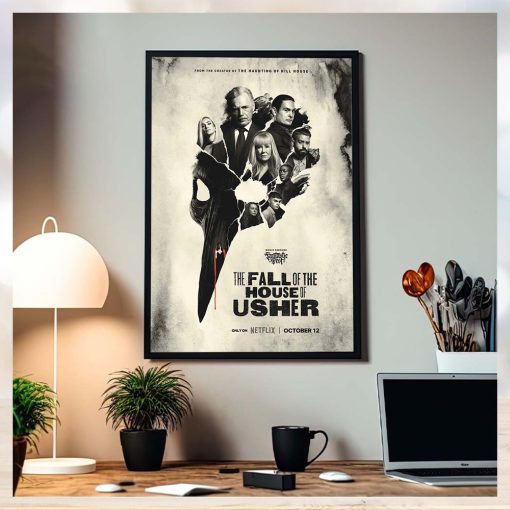 The Fall Of The House Of Usher Netflix Series Home Decor Poster Canvas