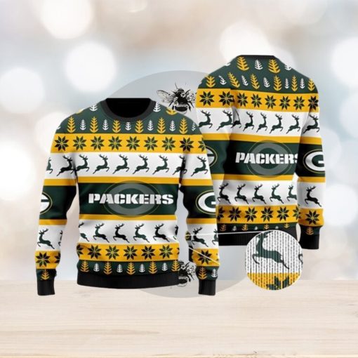 The Green Bay Packers Football Team Christmas Ugly Sweater