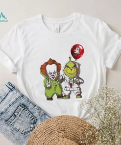 The Grinch And Pennywise Halloween Shirt