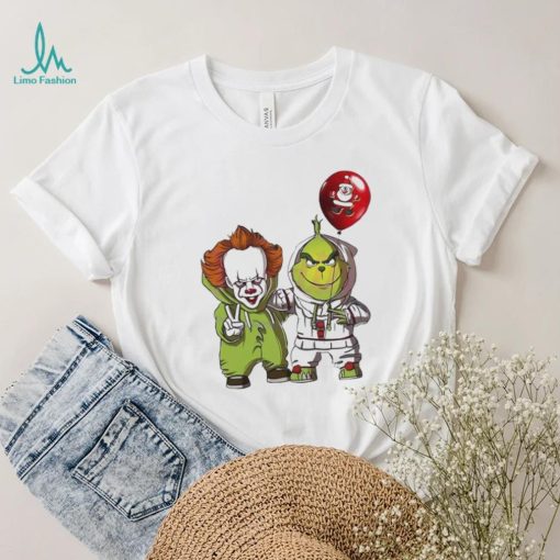 The Grinch And Pennywise Halloween Shirt