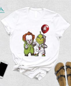 The Grinch And Pennywise Halloween Shirt