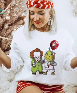 The Grinch And Pennywise Halloween Shirt