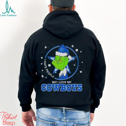 The Grinch Hate People But I Love My Dallas Cowboys Nfl 2023 Shirt