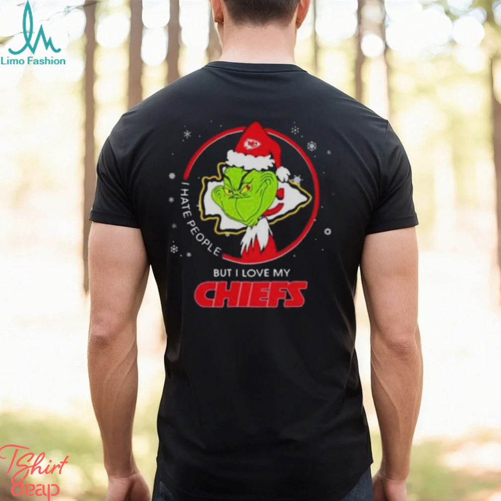 The Grinch I Hate People But I Love My Kansas City Chiefs Christmas T Shirt The Grinch I Hate People But I Love My Kansas City Chiefs Christmas T Shirt