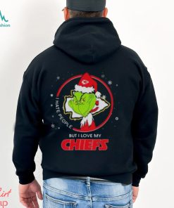 The Grinch I Hate People But I Love My Kansas City Chiefs Christmas T Shirt, hoodie, sweater, long sleeve and tank top The Grinch I Hate People But I Love My Kansas City Chiefs Christmas T Shirt