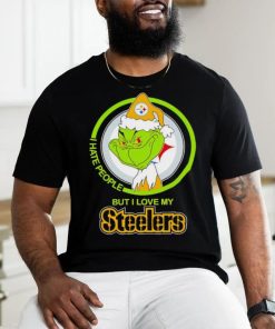 The Grinch I hate people but I love my Steelers shirt