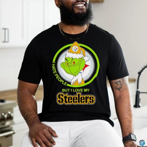 The Grinch I hate people but I love my Steelers shirt