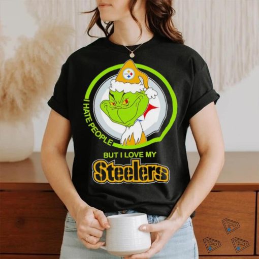 The Grinch I hate people but I love my Steelers shirt