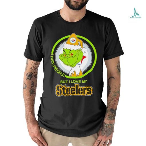 The Grinch I hate people but I love my Steelers shirt