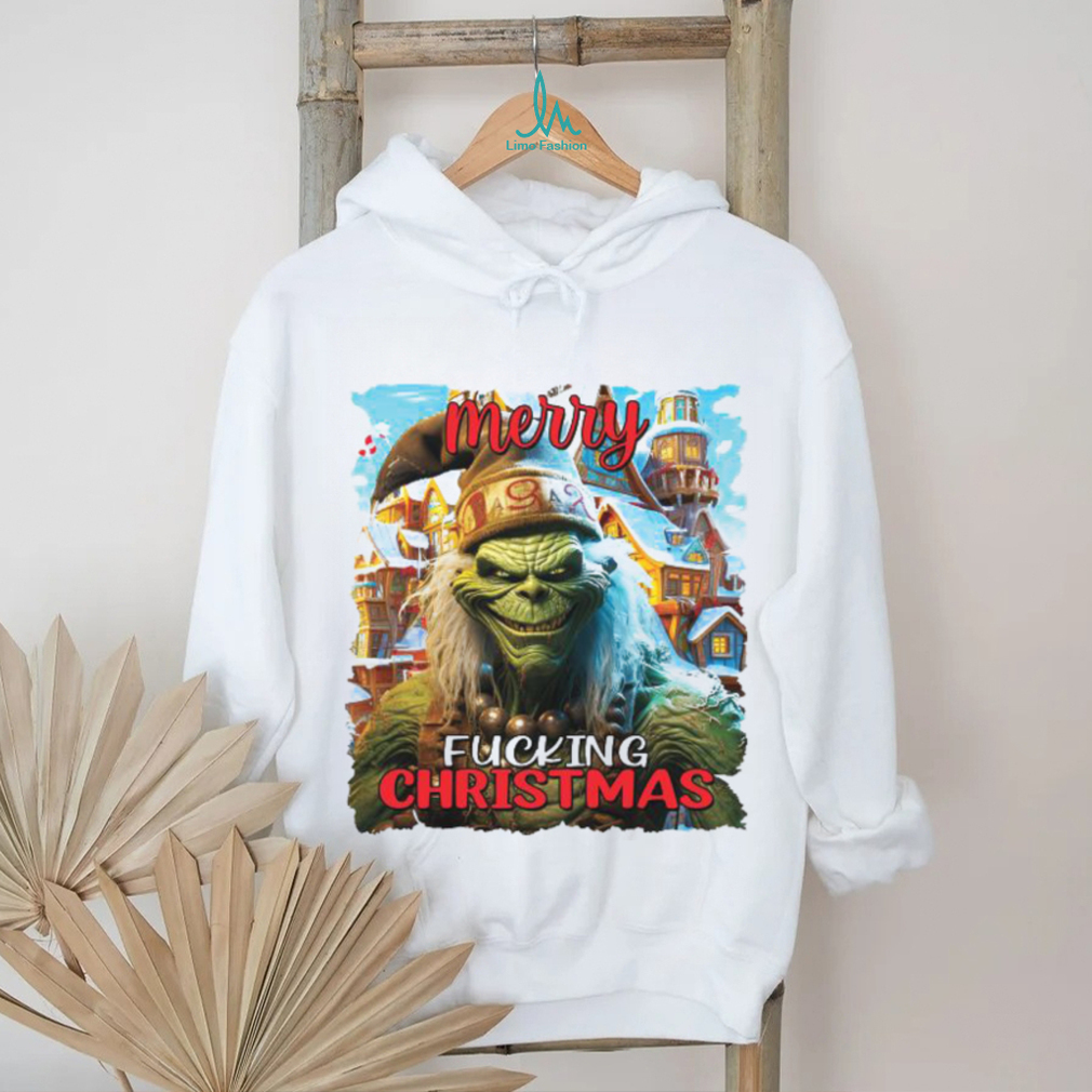The Grinch Merry Fucking Christmas 2023 T Shirt The Grinch Merry Fucking Christmas 2023 T Shirt