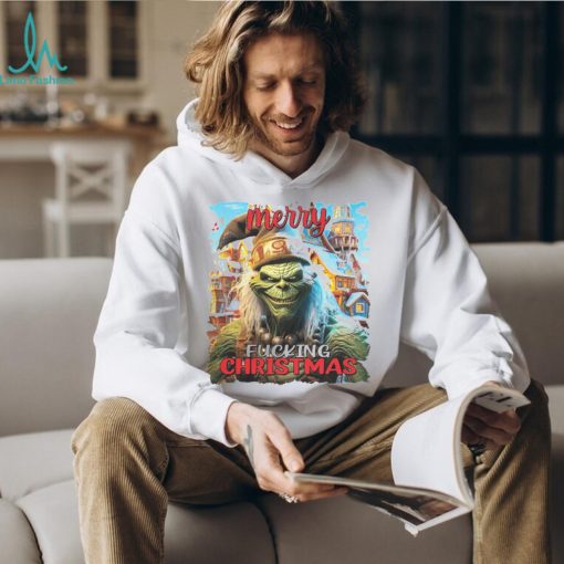 The Grinch Merry Fucking Christmas 2023 T shirt