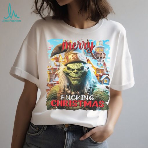 The Grinch Merry Fucking Christmas 2023 T shirt