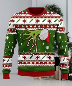 The Grinch Nurse Holiday Party Ugly Christmas Sweater