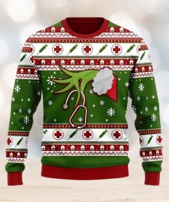 The Grinch Nurse Holiday Party Ugly Christmas Sweater