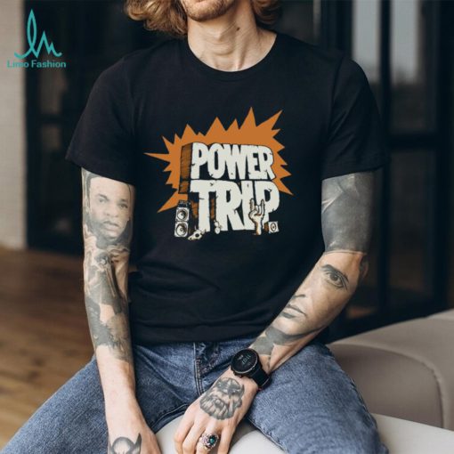 The Hand Drawn Rock Logo PowerTrip 2023 Fan Gifts T Shirt