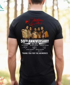 The Jackson 5 59th Anniversary 1964 – 2023 Thank You For The Memories Unisex T Shirt