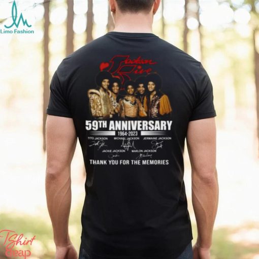 The Jackson 5 59th Anniversary 1964 – 2023 Thank You For The Memories Unisex T Shirt