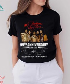 The Jackson 5 59th Anniversary 1964 – 2023 Thank You For The Memories Unisex T Shirt
