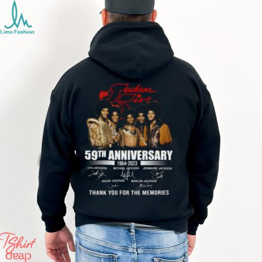The Jackson 5 59th Anniversary 1964 – 2023 Thank You For The Memories Unisex T Shirt
