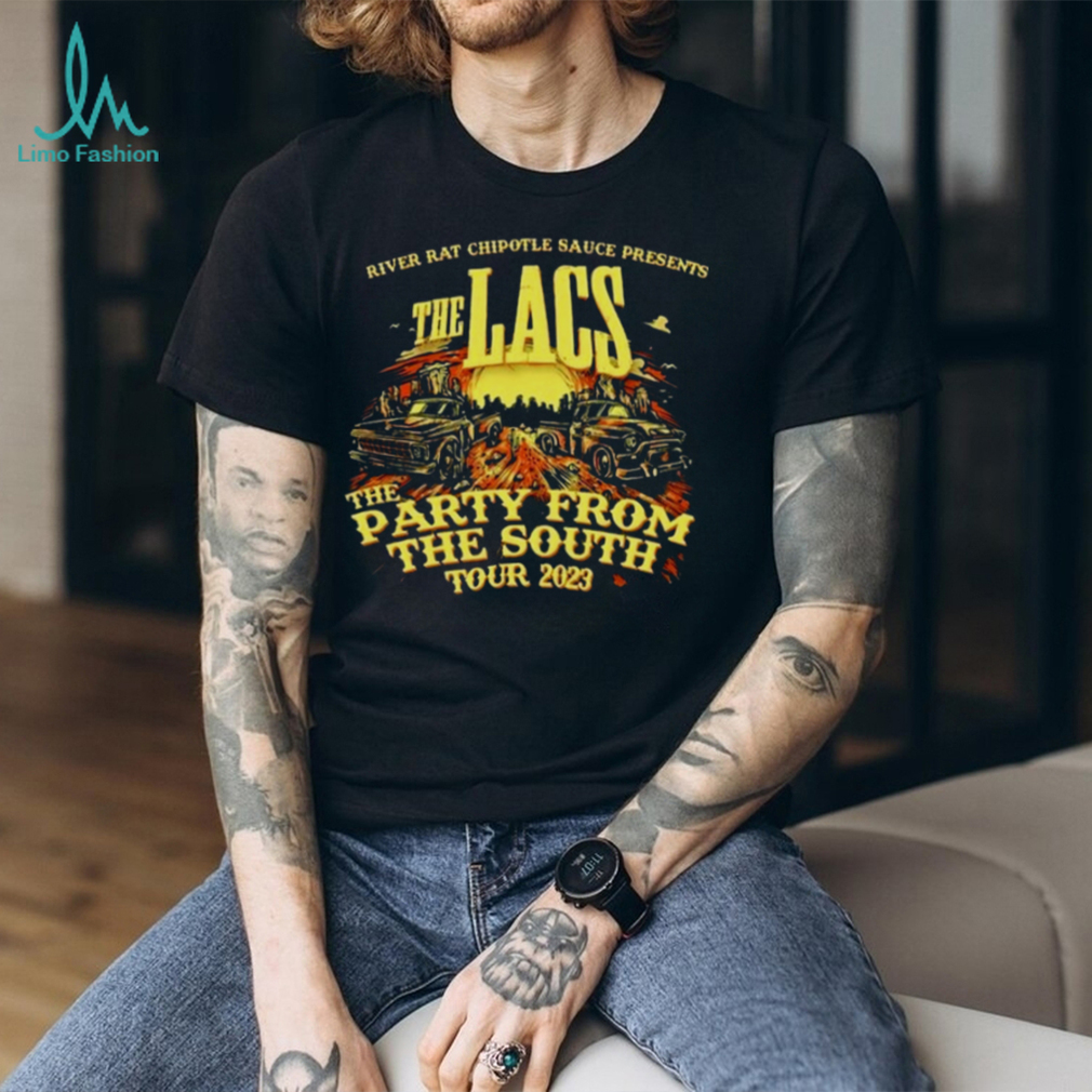 The Lacs The Party From The South Tour 2023 River Rat Chipotle Sauce Presents T Shirt The Lacs The Party From The South Tour 2023 River Rat Chipotle Sauce Presents T Shirt