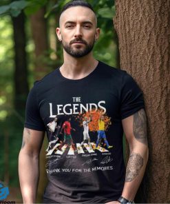 The Legends David Beckham And Luis Figo And Zinedine Zidane And Ronaldo Thank You For The Memories Unisex T Shirt