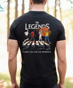 The Legends David Beckham And Luis Figo And Zinedine Zidane And Ronaldo Thank You For The Memories Unisex T Shirt