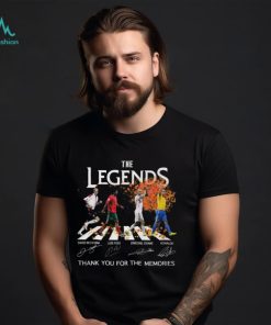 The Legends David Beckham And Luis Figo And Zinedine Zidane And Ronaldo Thank You For The Memories Unisex T Shirt