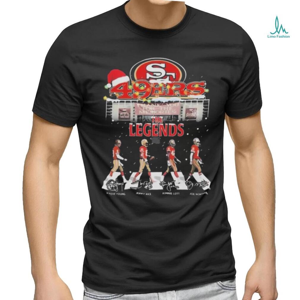 The Legends San Francisco 49ers Team Abbey Road Signatures Shirt, hoodie,  sweater, long sleeve and tank top