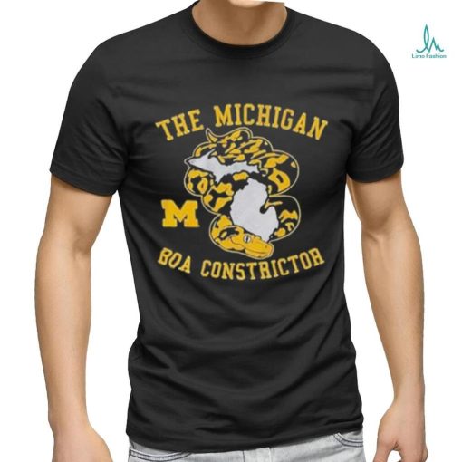 The Michigan Football boa constrictor shirt tshirt