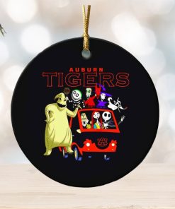 The Nightmare Before Christmas characters Auburn Tigers on the car ornament