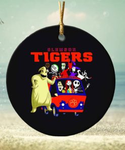 The Nightmare Before Christmas characters Clemson Tigers on the car ornament