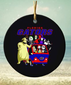 The Nightmare Before Christmas characters Florida Gators on the car ornament