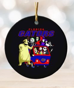 The Nightmare Before Christmas characters Florida Gators on the car ornament
