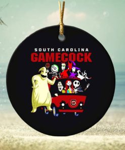 The Nightmare Before Christmas characters South Carolina Gamecocks on the car ornament