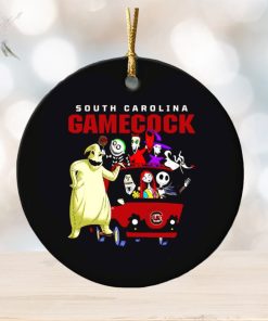 The Nightmare Before Christmas characters South Carolina Gamecocks on the car ornament