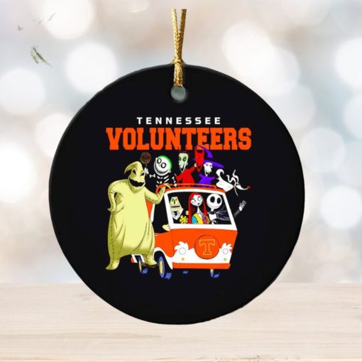 The Nightmare Before Christmas characters Tennessee Volunteers on the car ornament