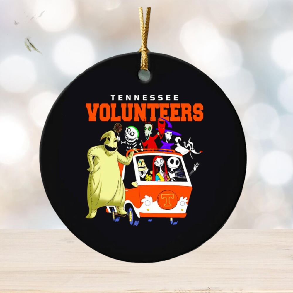 The Nightmare Before Christmas characters Tennessee Volunteers on the car ornament The Nightmare Before Christmas characters Tennessee Volunteers on the car ornament