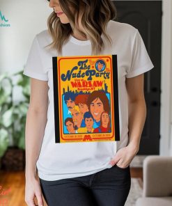 The Nude Party Tour in Brooklyn Warsaw on Oct 28, 2023 poster shirt