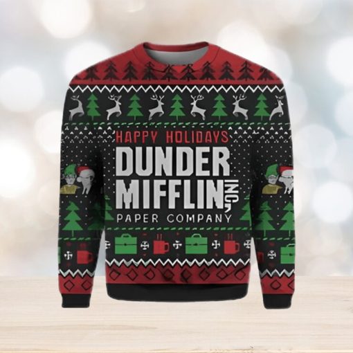 The Office Dunder Mifflin Happy Holiday The Office Ugly Christmas Sweater