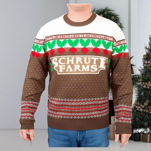 The Office Dwight Schrute Farms Beets The Office Ugly Christmas Sweater