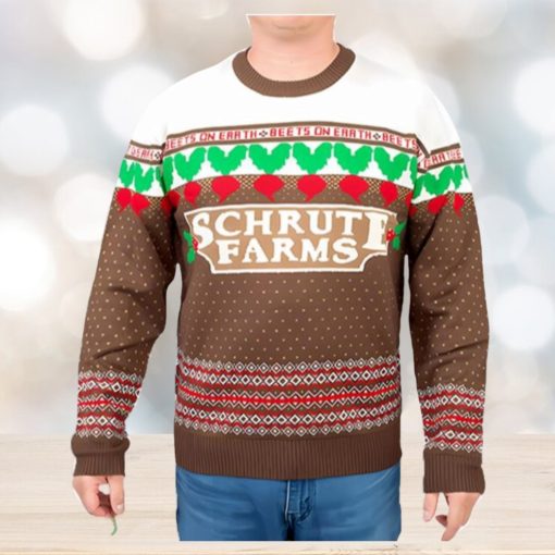 The Office Dwight Schrute Farms Beets The Office Ugly Christmas Sweater