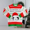 Miami Dolphins Check Christmas Sweater